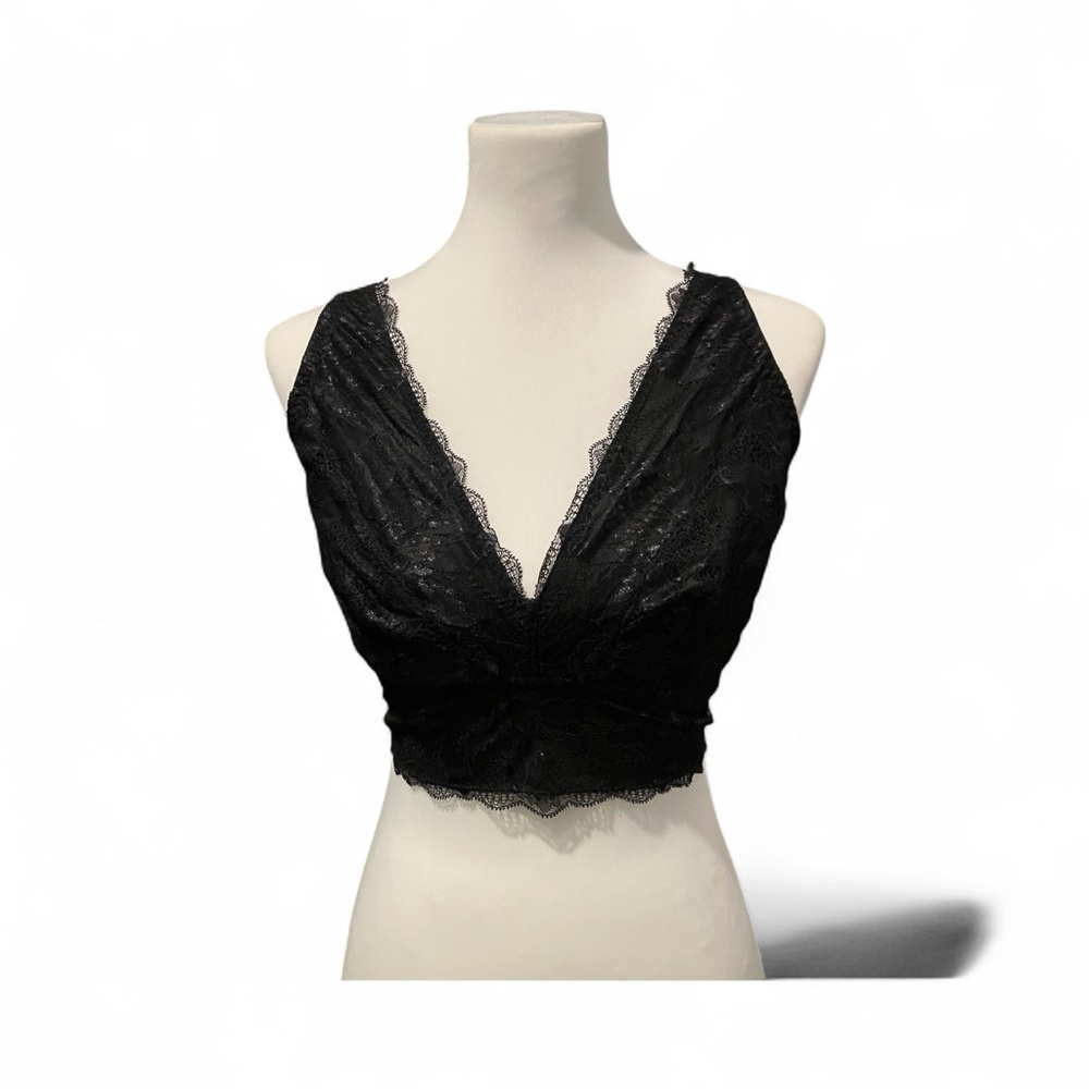 NWT Cosabella Paradiso Curvy Plungie Bra, black, Medium